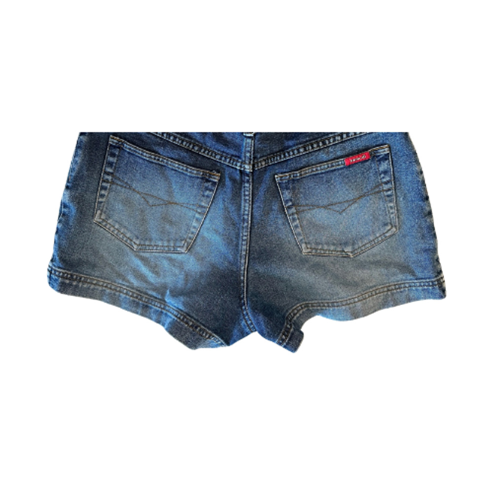 Zara di Jeans Shorts Denim Casual Lolita Cuffed Junior’s Size 11 - Picture 7 of 8
